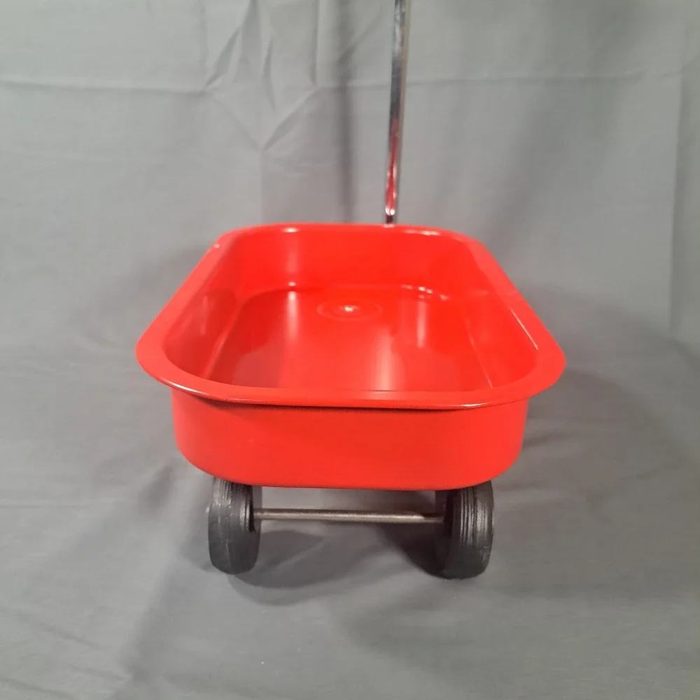 Little Red Racer‎ Miniature Metal Wagon Red Toy Decorative Display Prop Classic